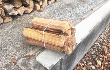針葉樹割材(焚付用細割) 細割